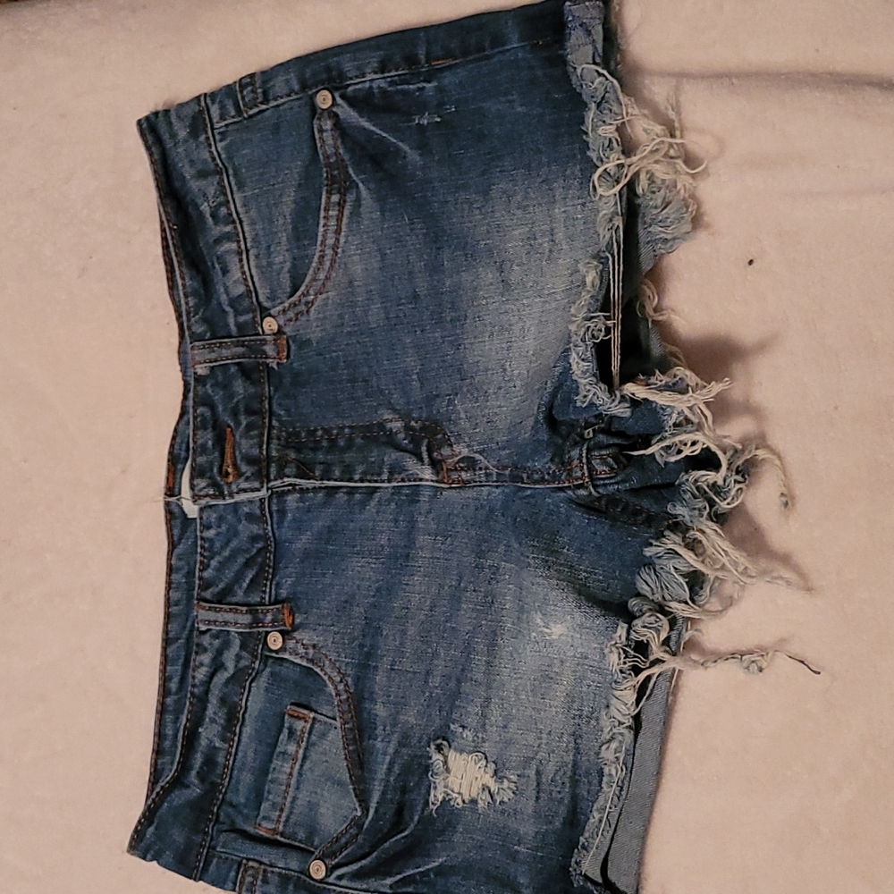 Denim shorts